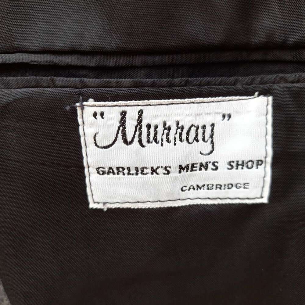 Vintage 60s Plaid Sport Coat Jacket Union Label #8 Murray Garlick's Men's Shop - Picture 13 of 15